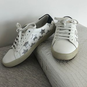 Saint Laurent Court Classic California Star Sneakers